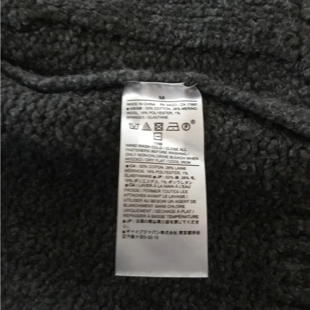 Banana Republic Charcoal Knit cardigan sweater - Picture 5 of 6